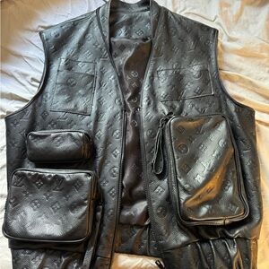 Louis Vuitton Black Monogram Vest